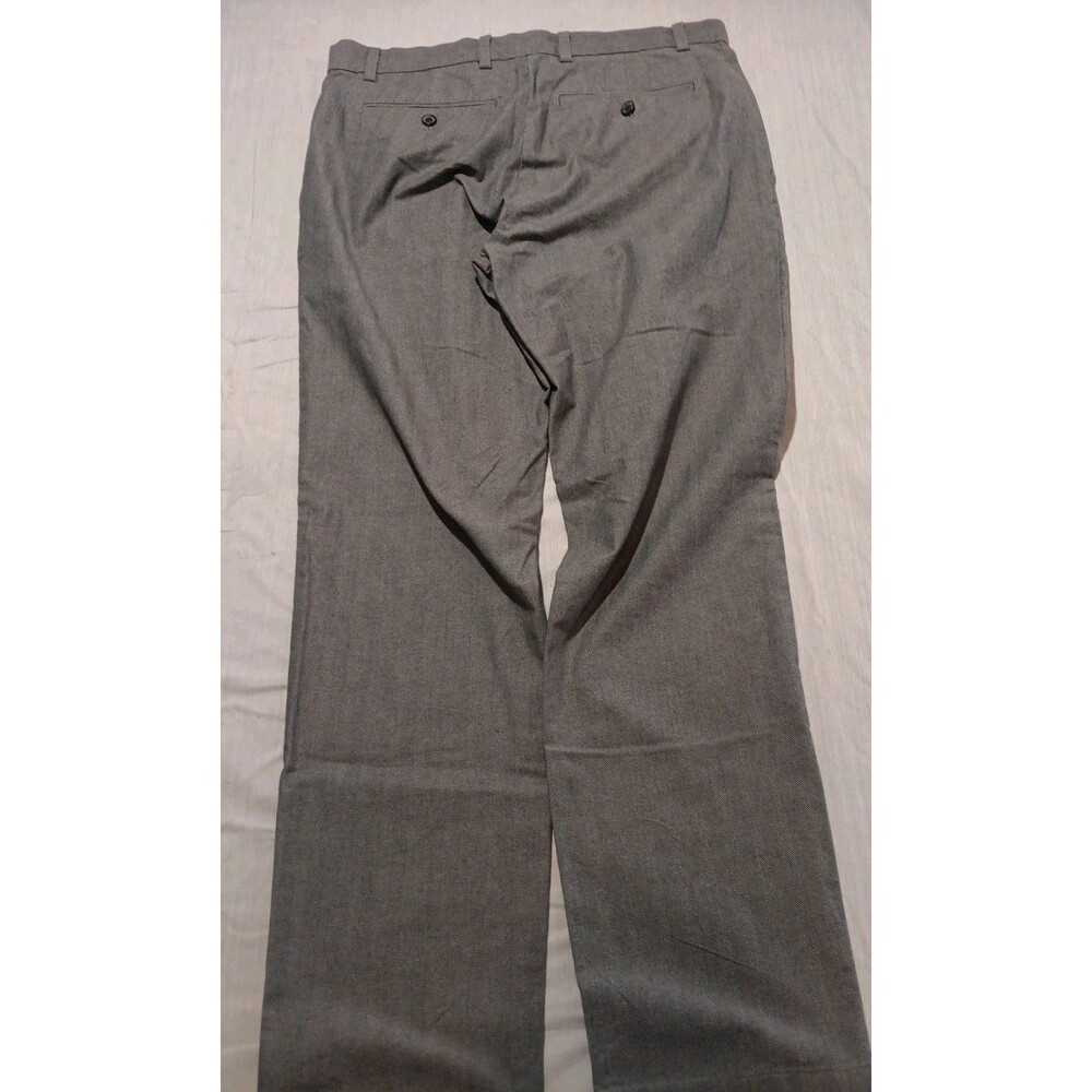 Brooks Brothers Red Fleece Dress Pants Men's 33x30 Gray Flat Front Trousers - Picture 6 of 6
